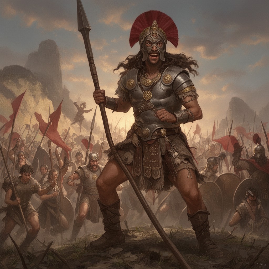 AI-generated illustration of Samnites