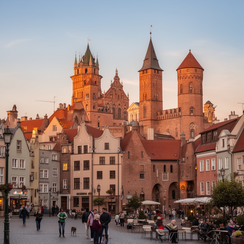 AI-generated illustration of Toruń