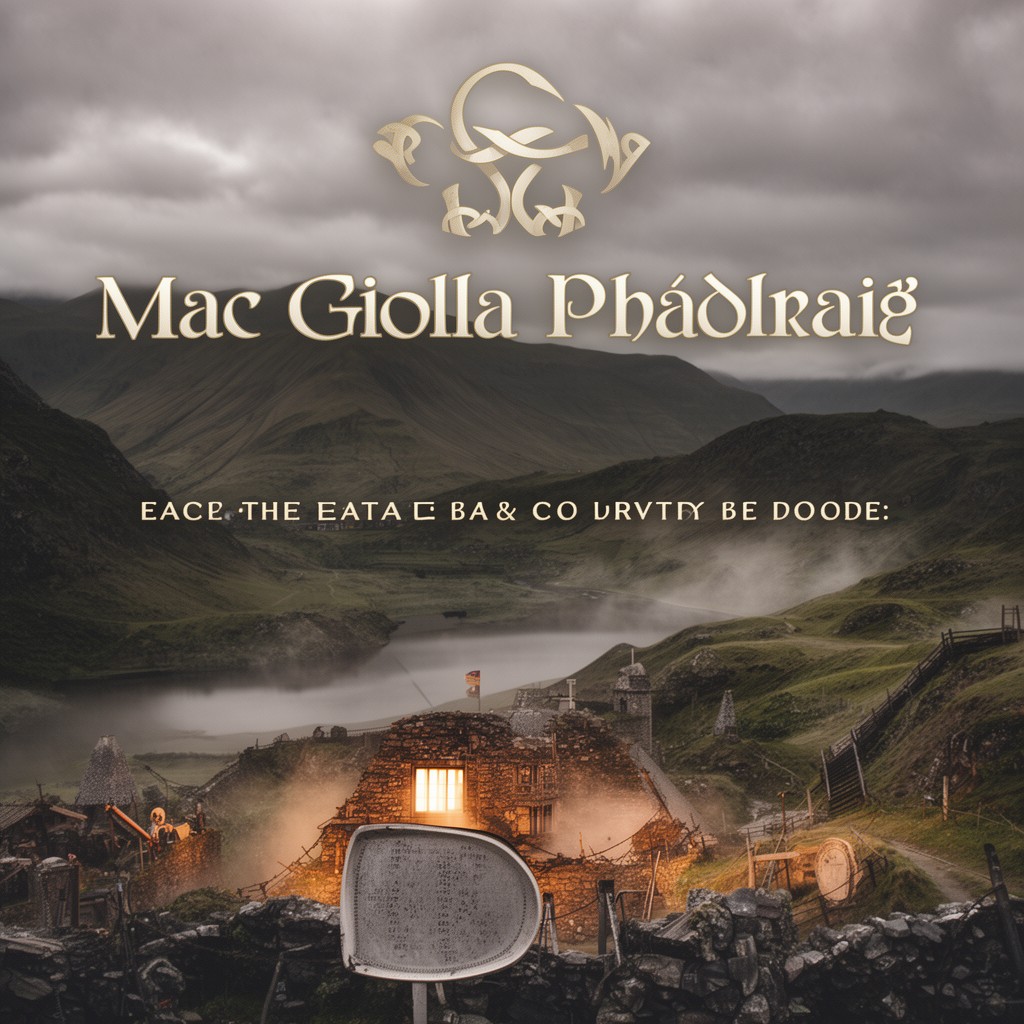 AI-generated illustration of Mac Giolla Phádraig