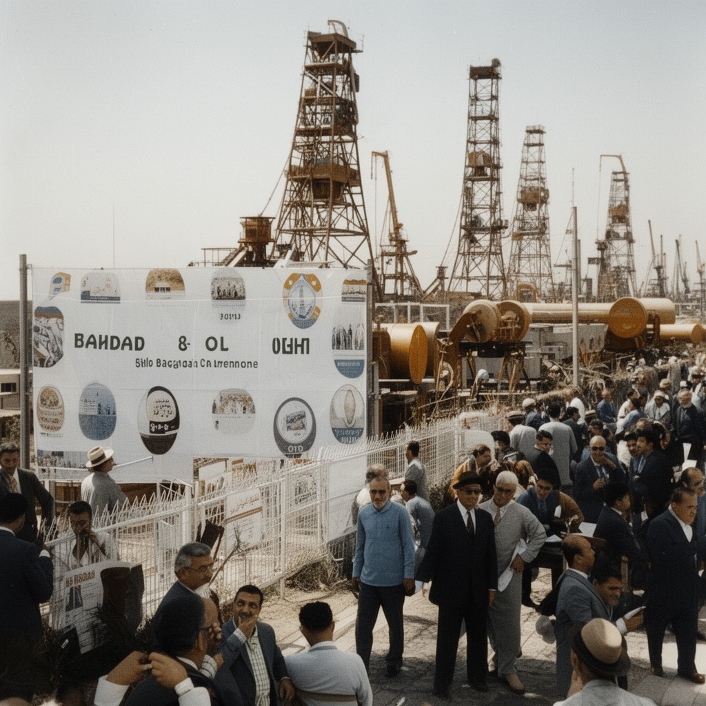 AI-generated illustration of Baghdad Conference
