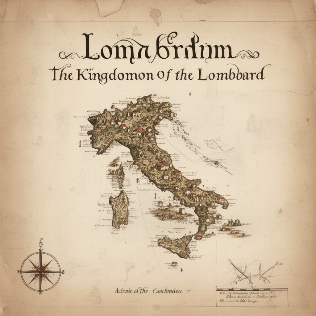 AI-generated illustration of Kingdom of the Lombards