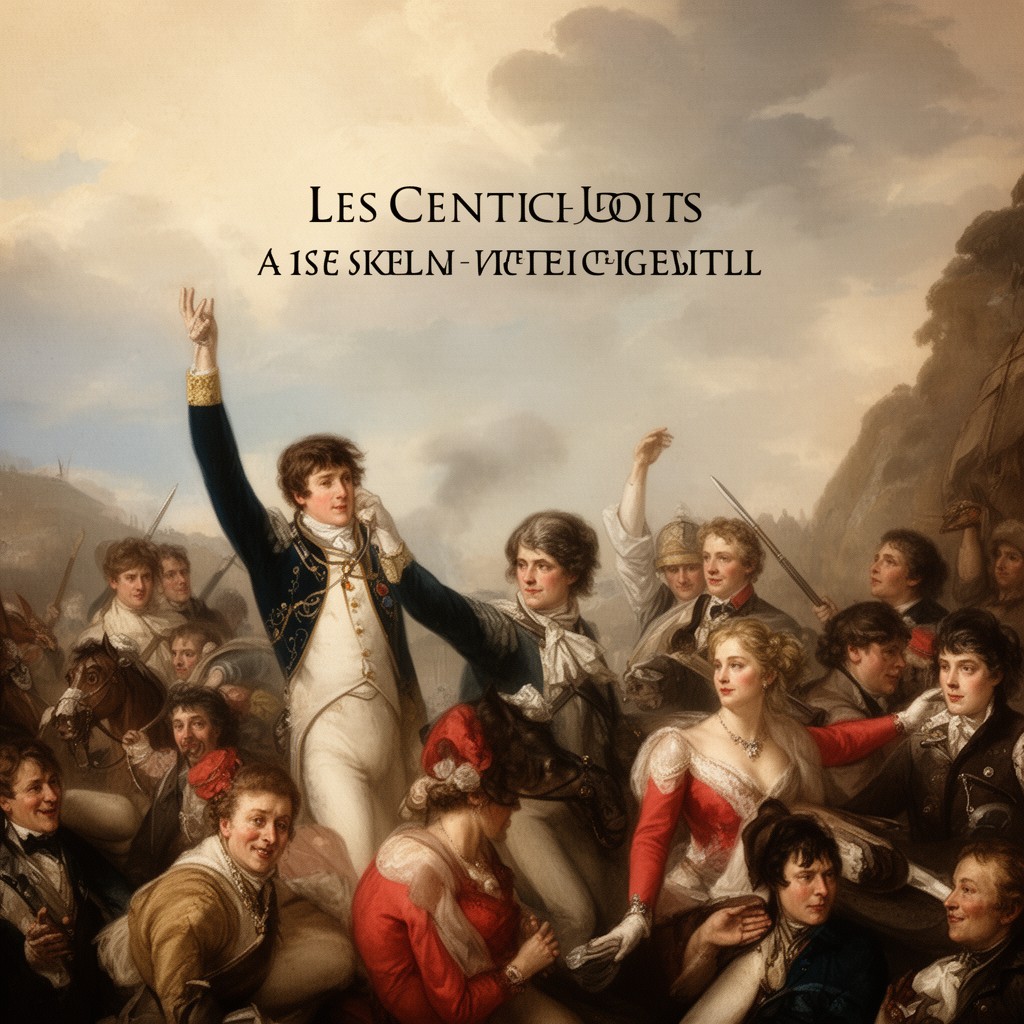 AI-generated illustration of Les Cent-Jours