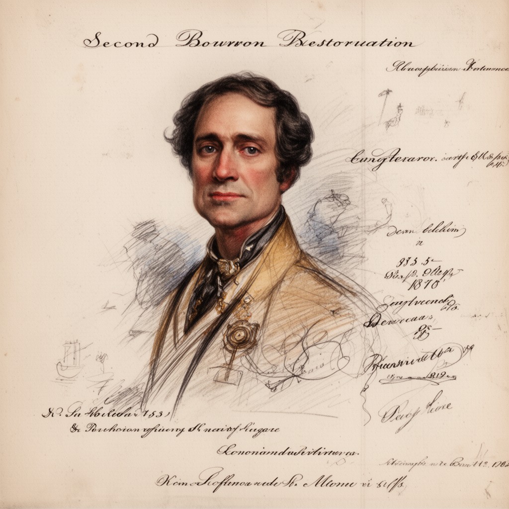 AI-generated illustration of Second Bourbon Restoration