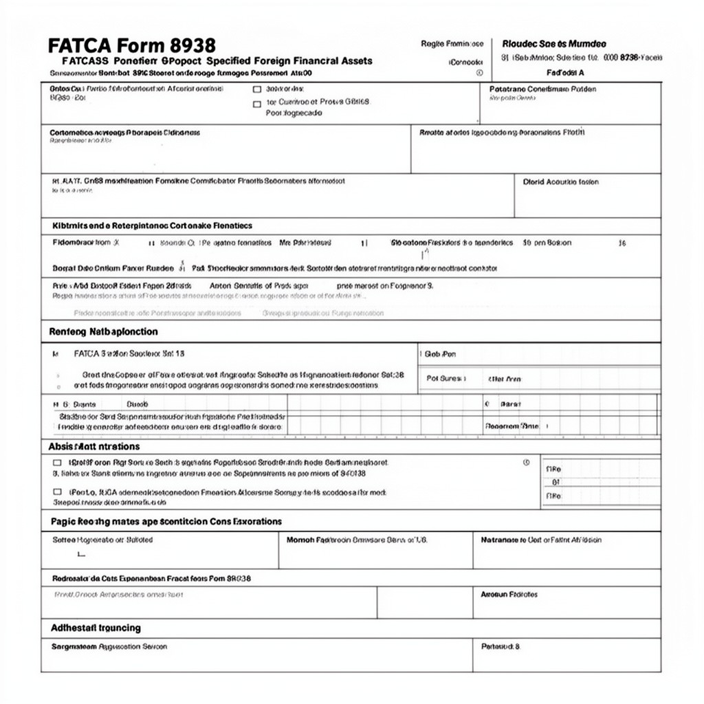 AI-generated illustration of FATCA Form 8938