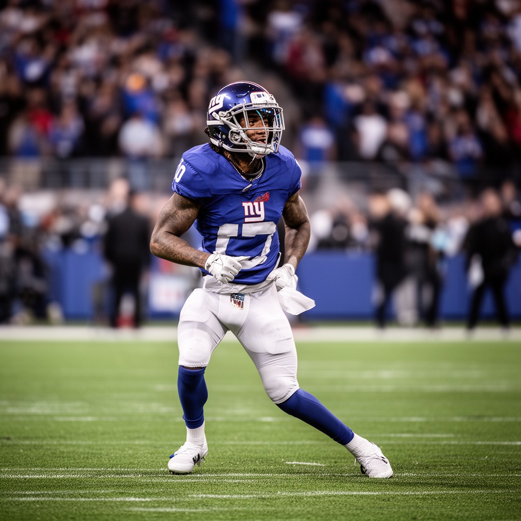 AI-generated illustration of Odell Beckham Jr.