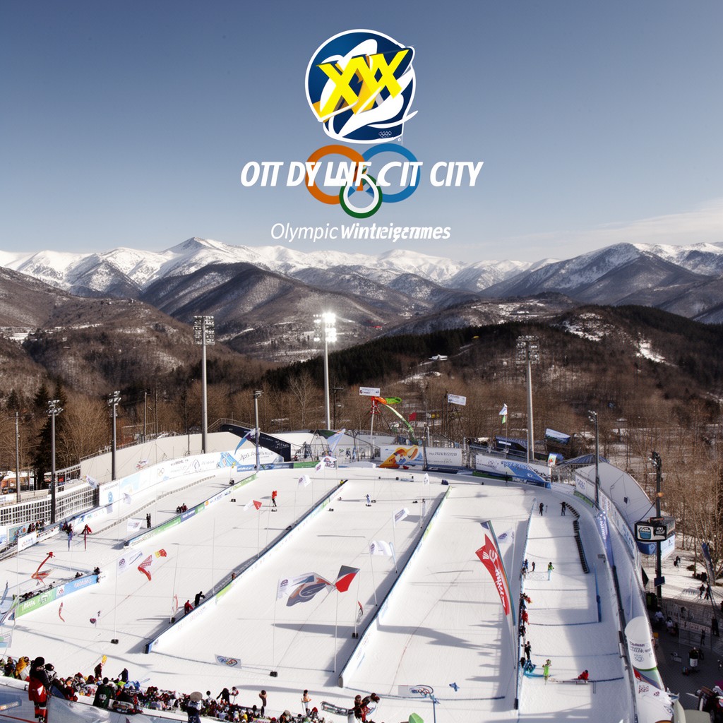 AI-generated illustration of XIX Olympic Winter Games