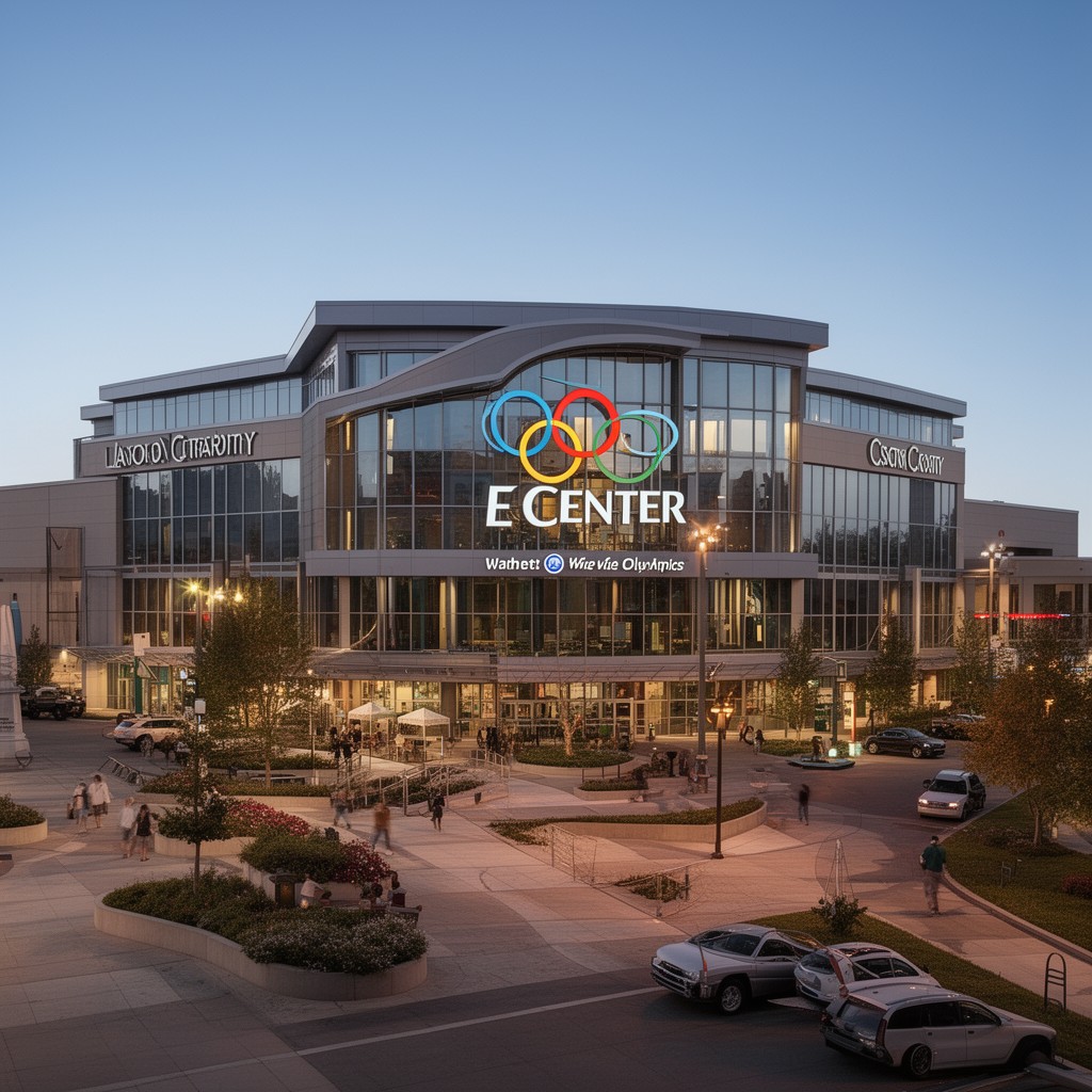 AI-generated illustration of E Center