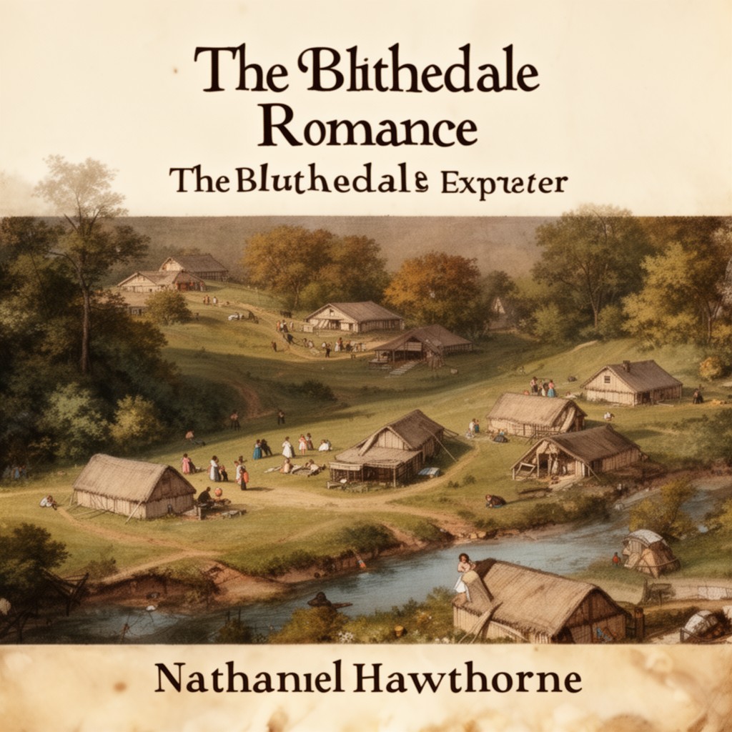 AI-generated illustration of The Blithedale Romance