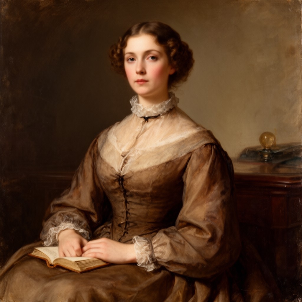 AI-generated illustration of Sophia Peabody