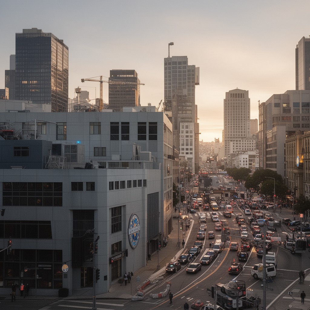 AI-generated illustration of San Francisco Police Department