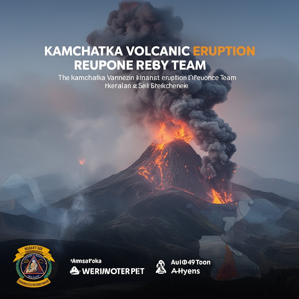 AI-generated illustration of Kamchatka Volcanic Eruption Response Team