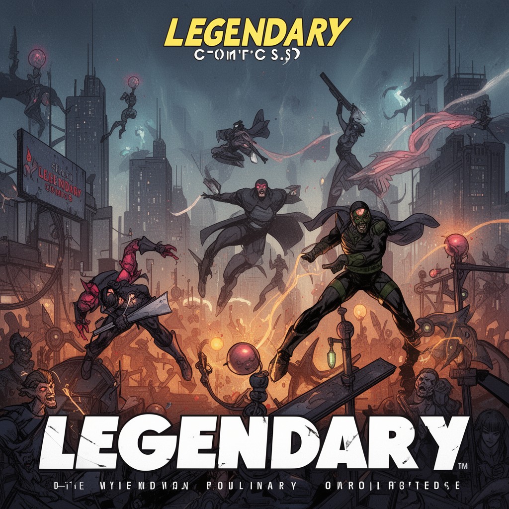 AI-generated illustration of Legendary Comics