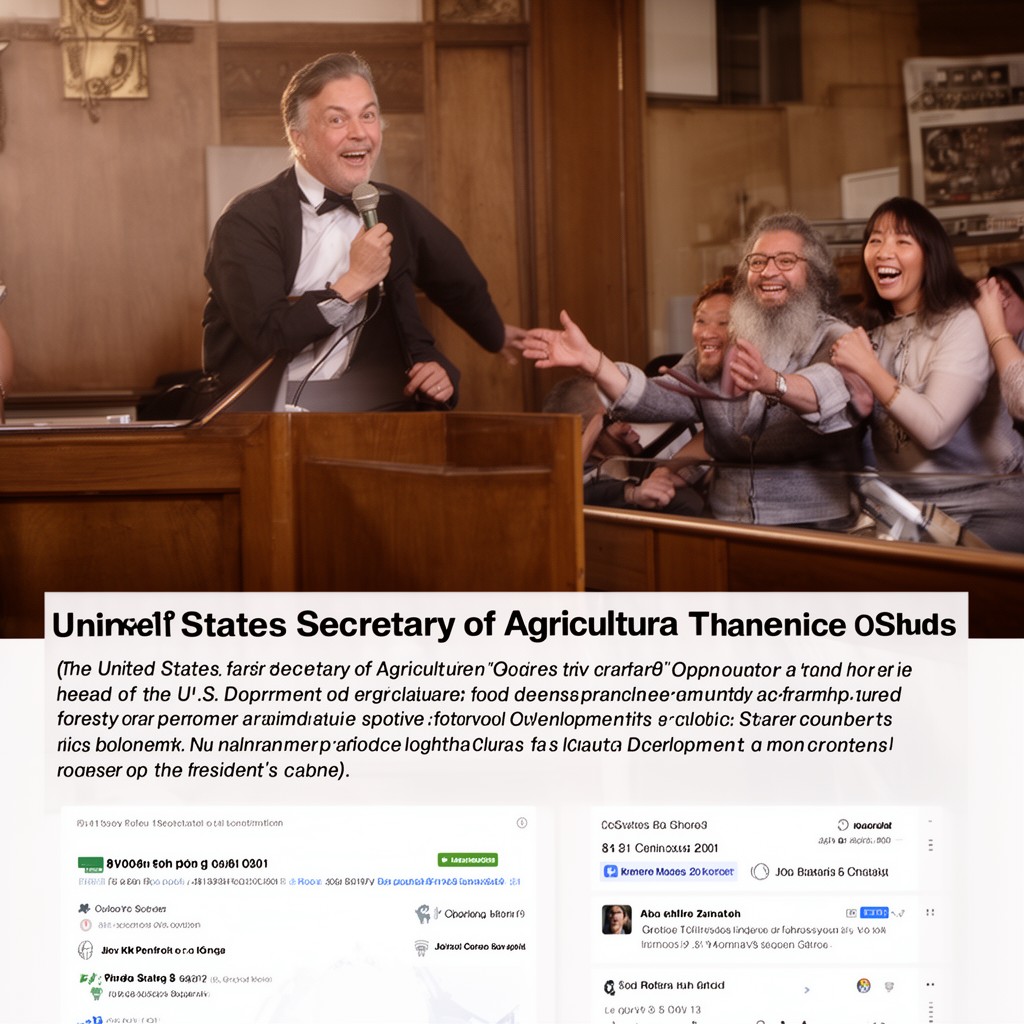 AI-generated illustration of United States Secretary of Agriculture