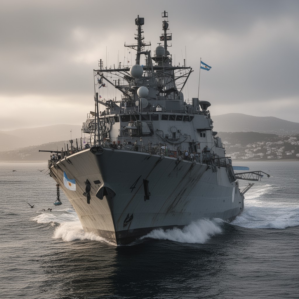 AI-generated illustration of Argentine Navy