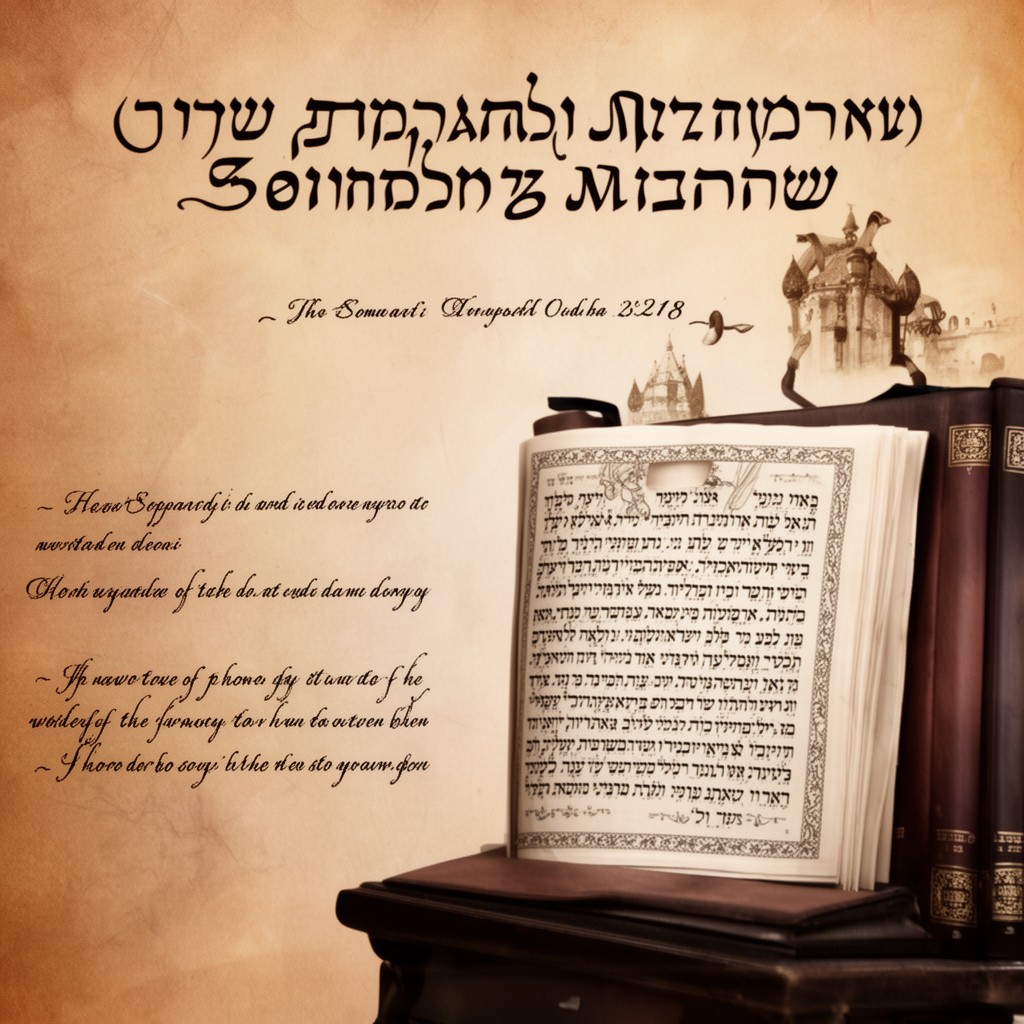 AI-generated illustration of Sephardi-Mizrahi prayer rite
