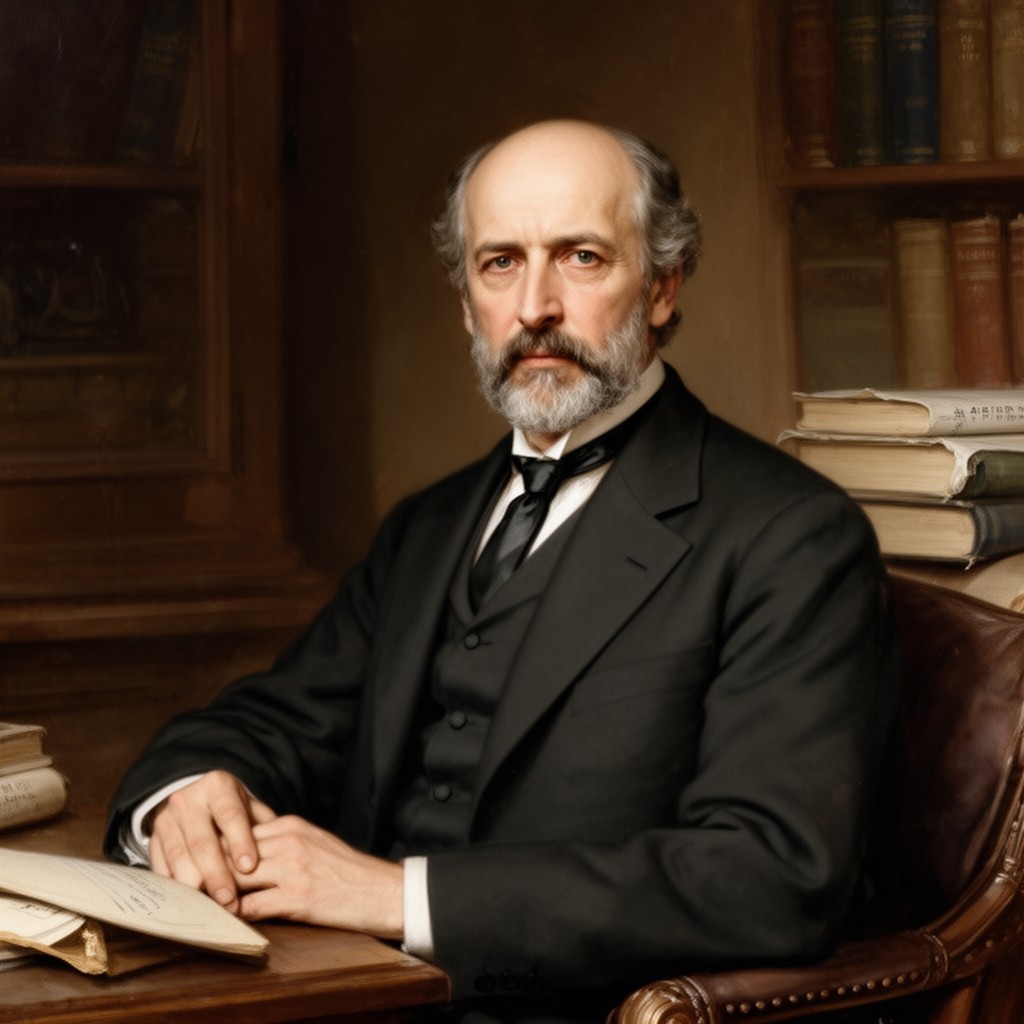 AI-generated illustration of Abraham Geiger