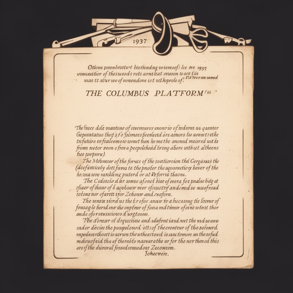 AI-generated illustration of Columbus Platform