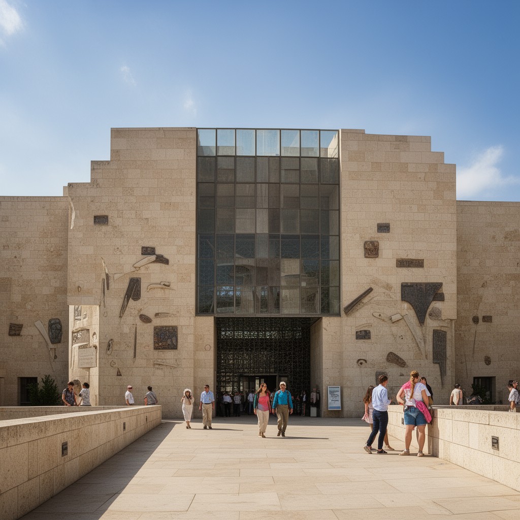 AI-generated illustration of Israel Museum