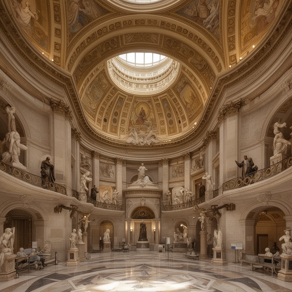 AI-generated illustration of Statuary Hall