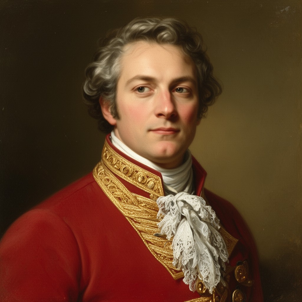 AI-generated illustration of Wilhelm von Knyphausen