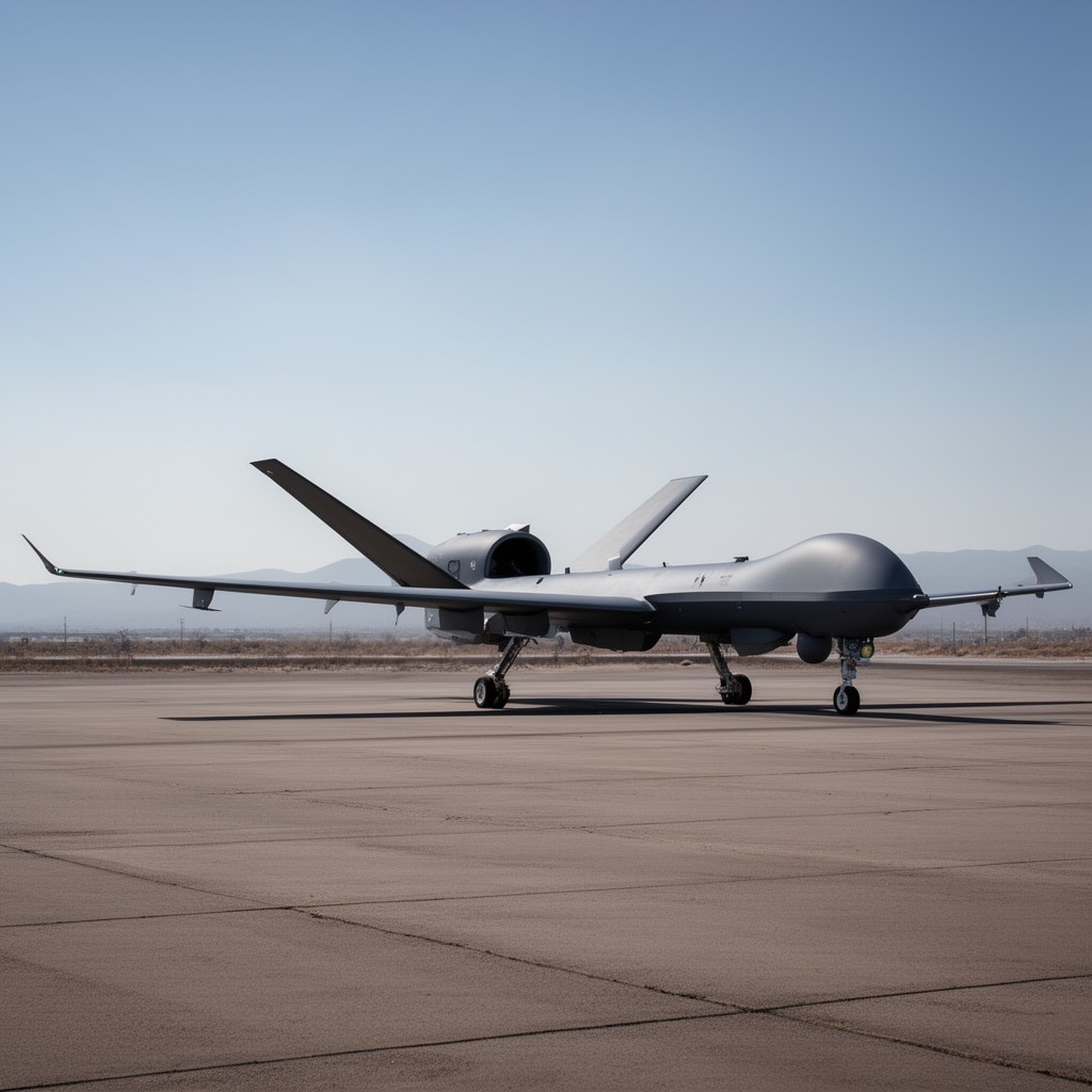 AI-generated illustration of General Atomics MQ-9 Reaper