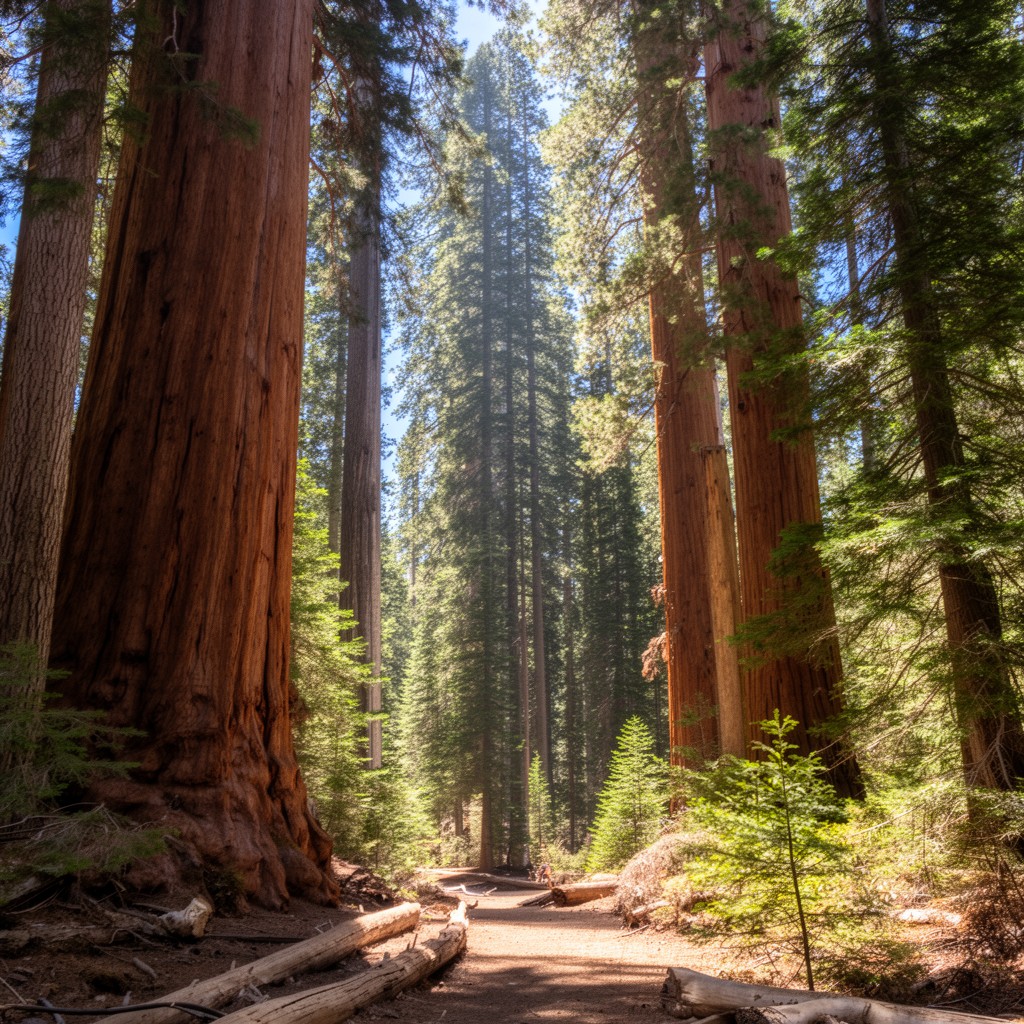 AI-generated illustration of Sequoia National Park
