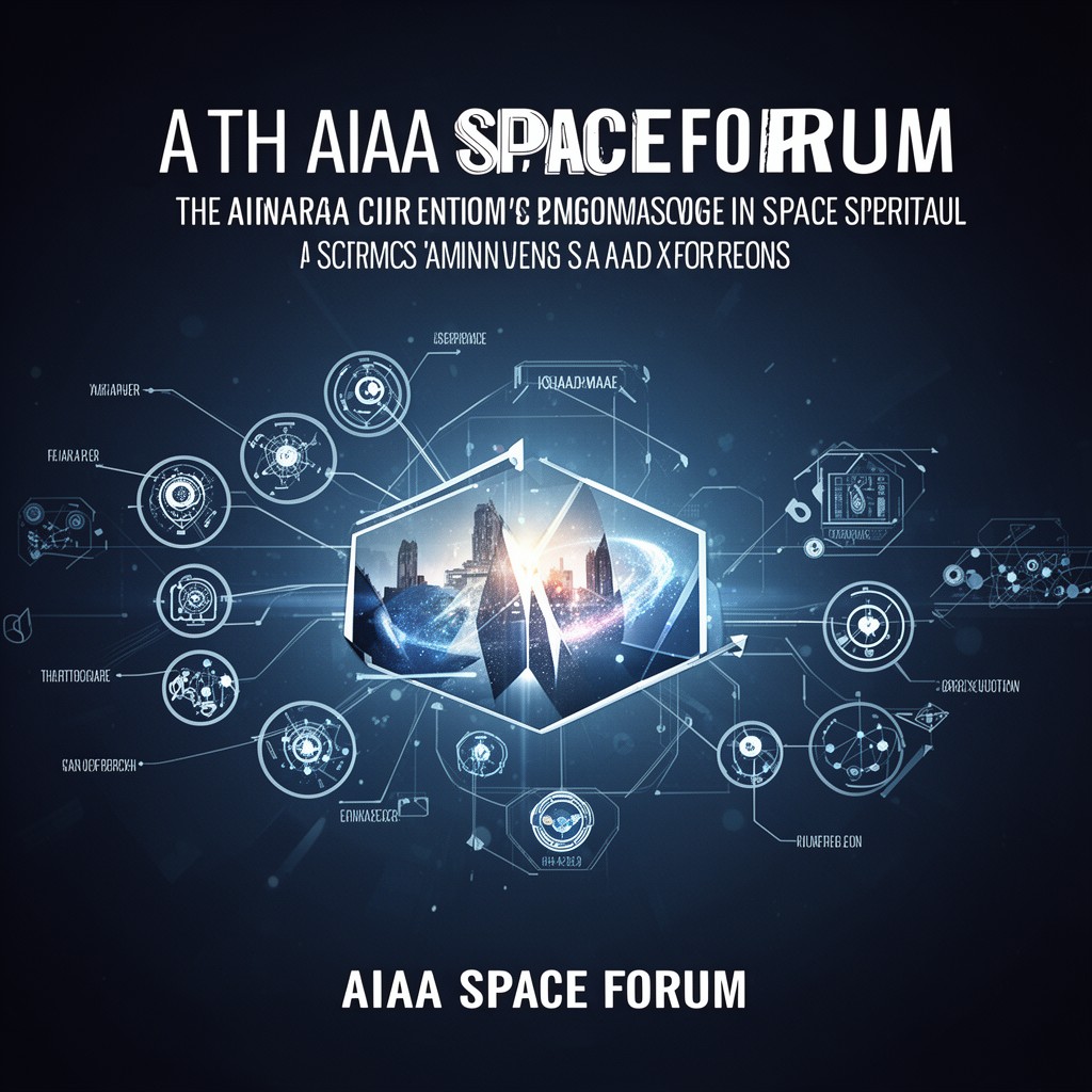 AI-generated illustration of AIAA Space Forum