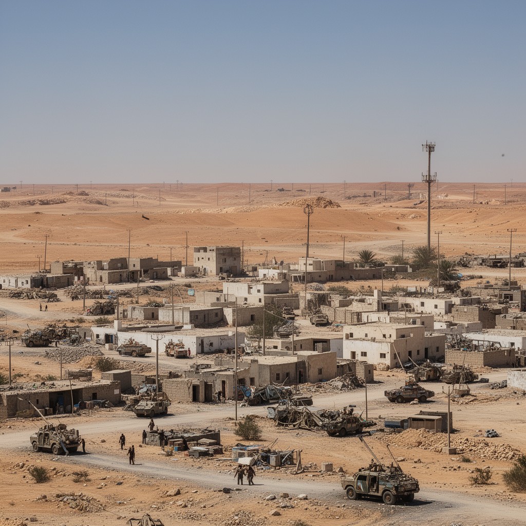 AI-generated illustration of Ajdabiya