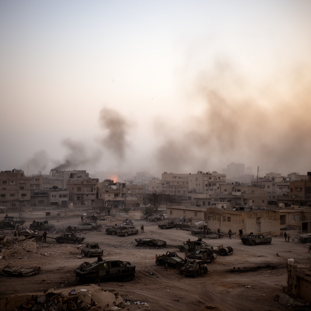 AI-generated illustration of Battle of Misrata