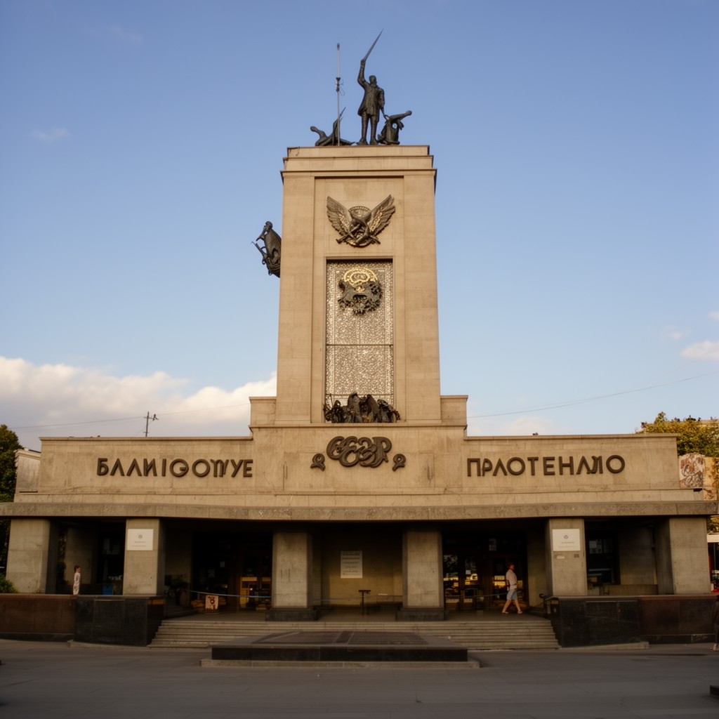 AI-generated illustration of Ministry of Defense of the USSR
