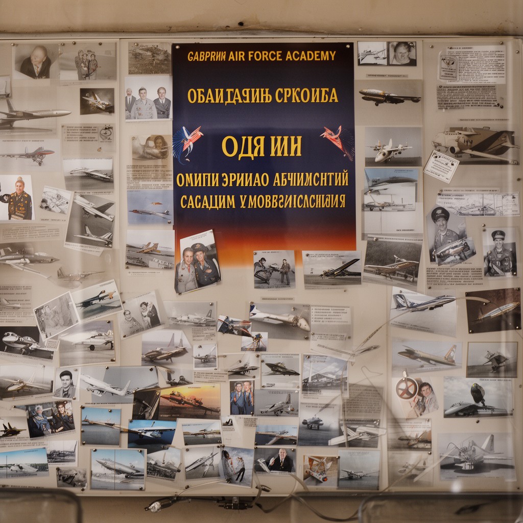 AI-generated illustration of Gagarin Air Force Academy