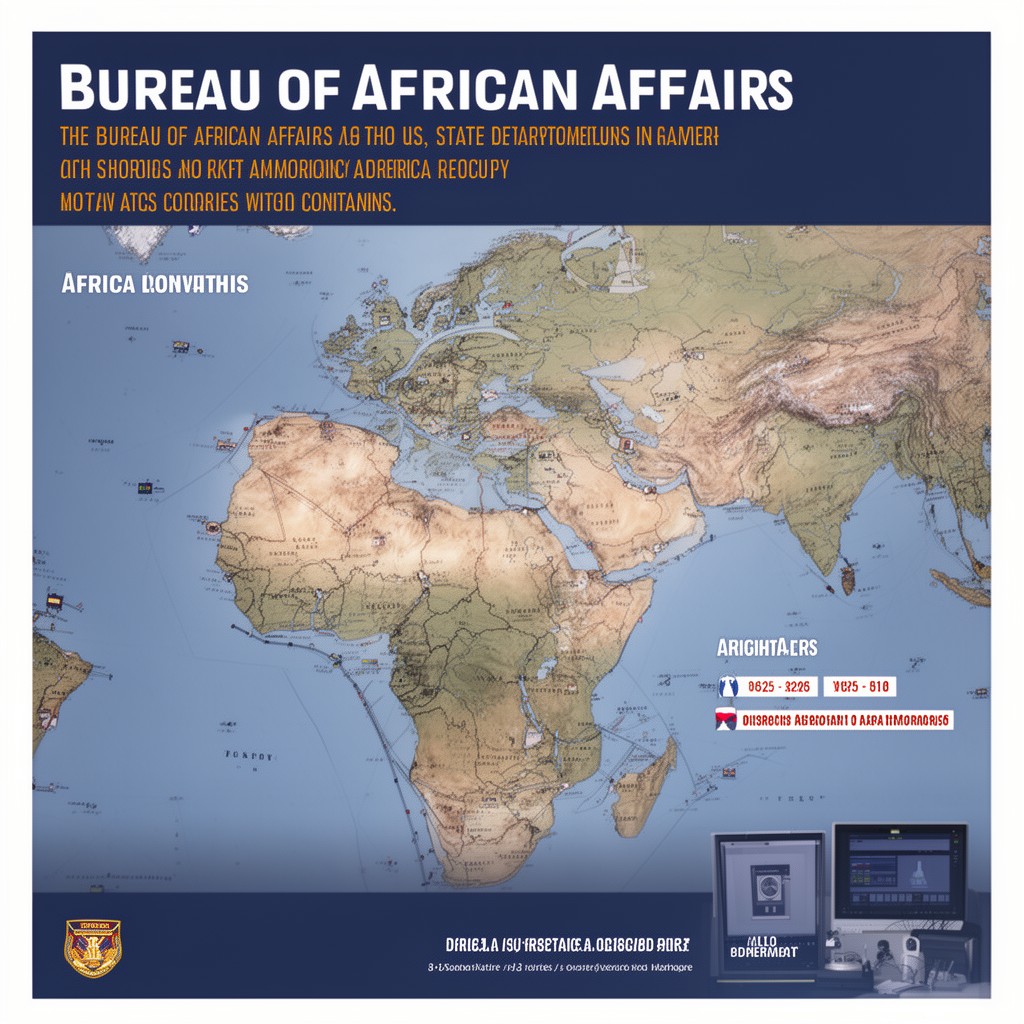 AI-generated illustration of Bureau of African Affairs