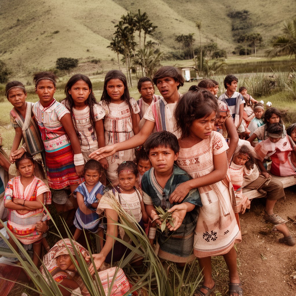 AI-generated illustration of Guarani peoples