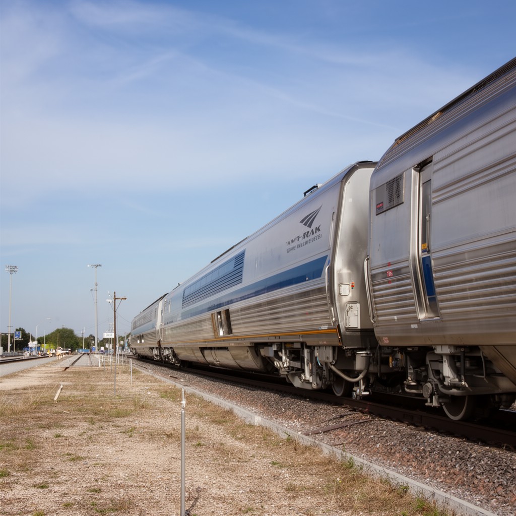 AI-generated illustration of Silver Meteor (train)