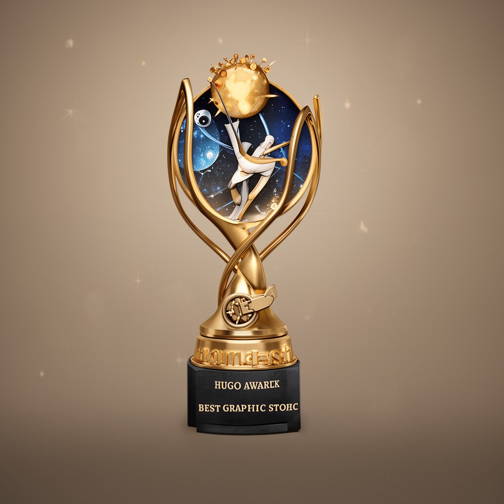 AI-generated illustration of Hugo Award for Best Graphic Story or Comic
