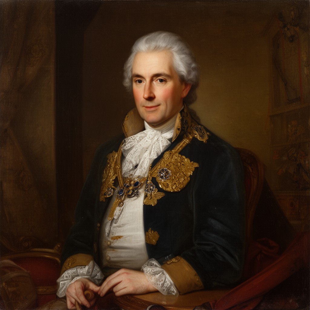 AI-generated illustration of Sir John Trevor