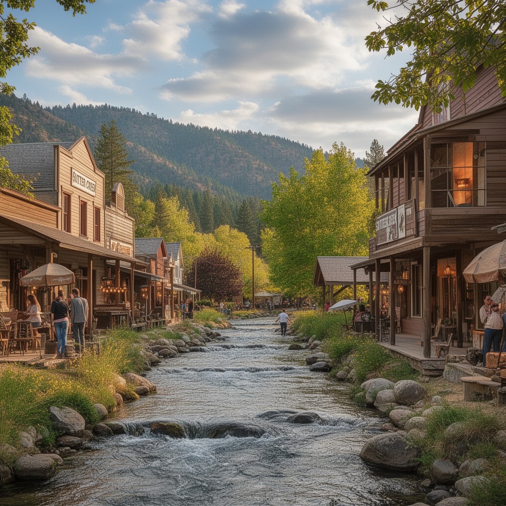AI-generated illustration of Sutter Creek
