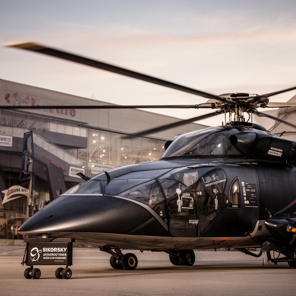 AI-generated illustration of Sikorsky Aircraft (until divestiture)