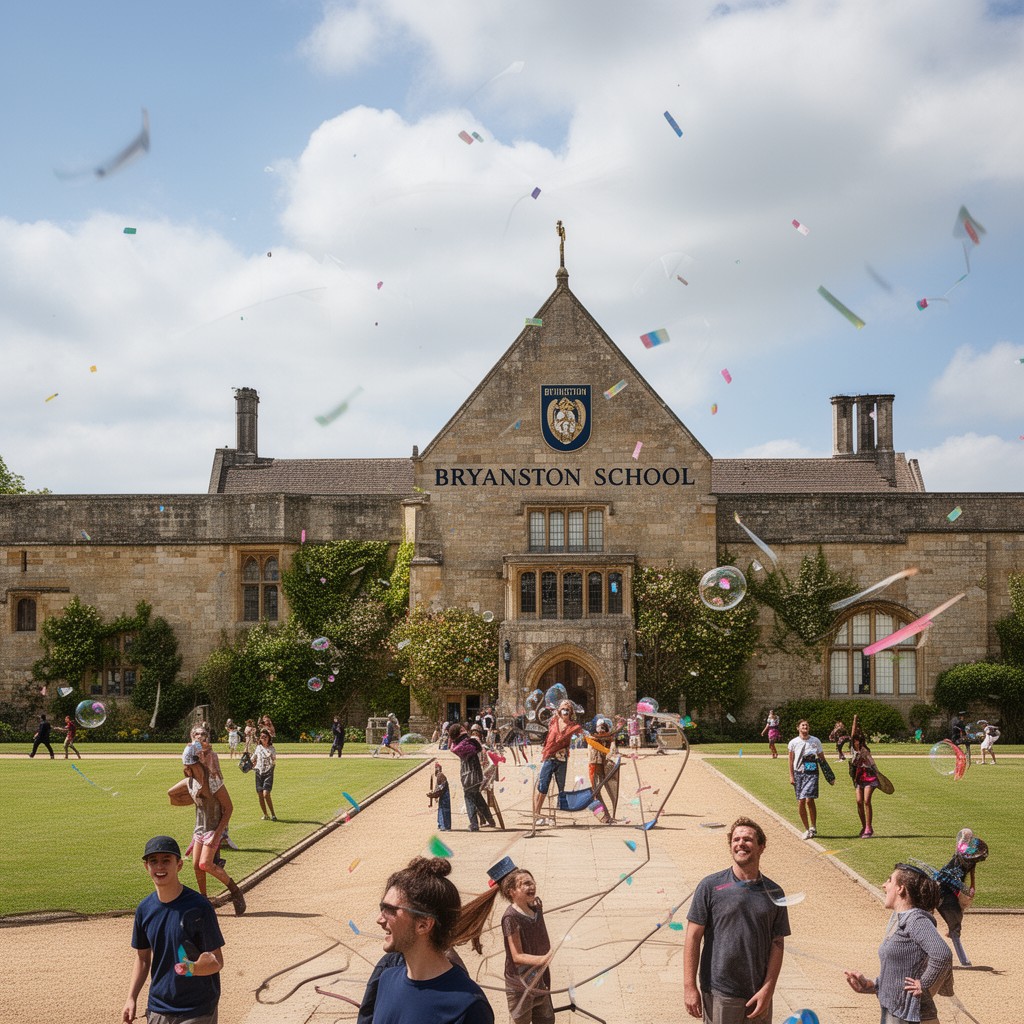 AI-generated illustration of Bryanston School