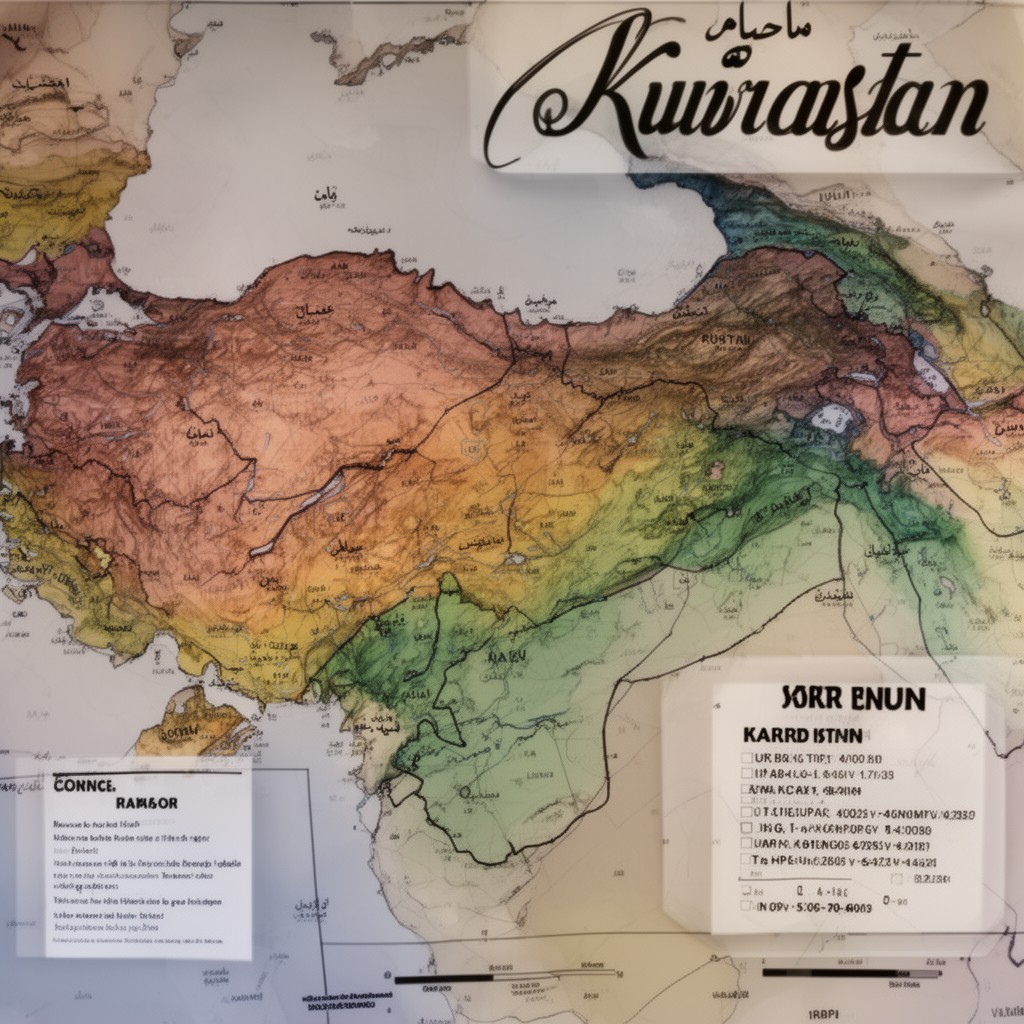 AI-generated illustration of Kurdistan