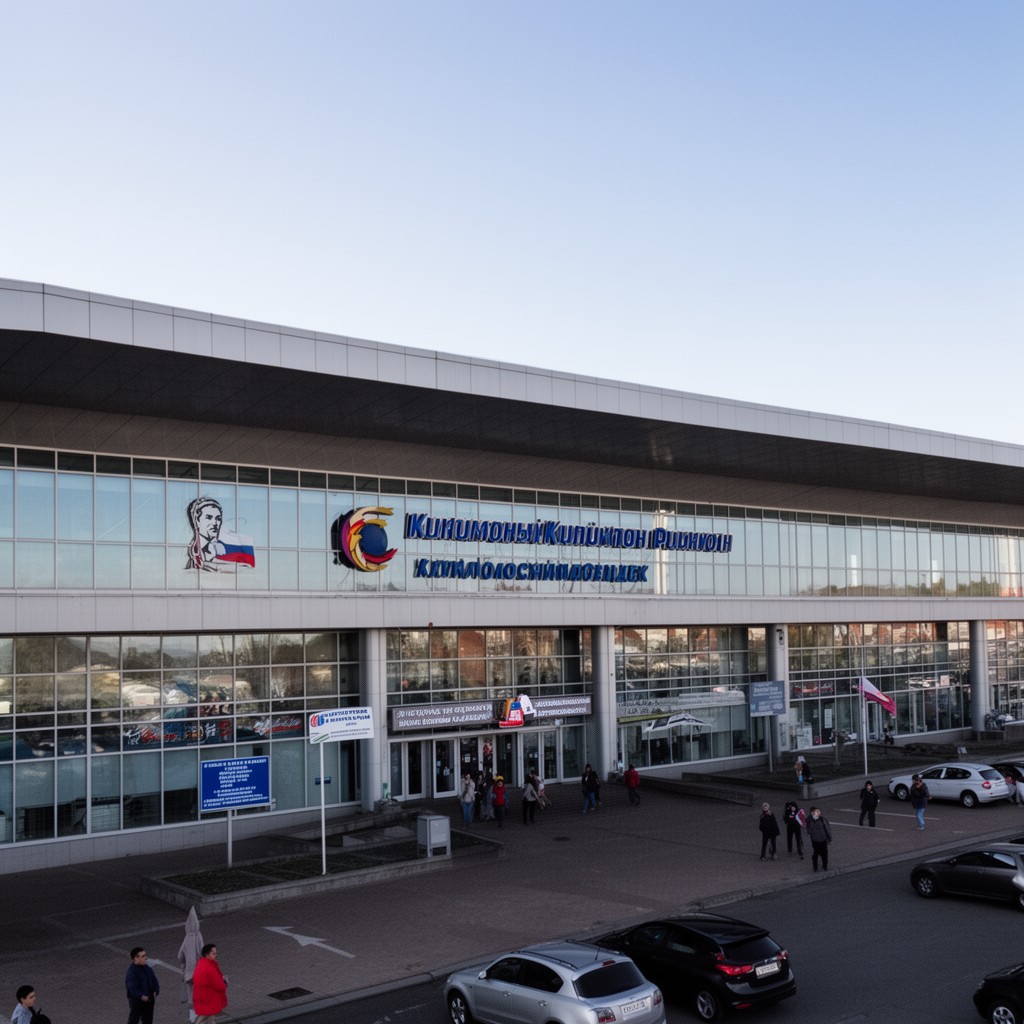 AI-generated illustration of Kurumoch International Airport (Samara)