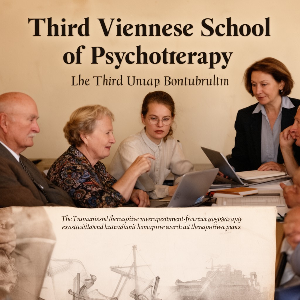 AI-generated illustration of Third Viennese School of Psychotherapy