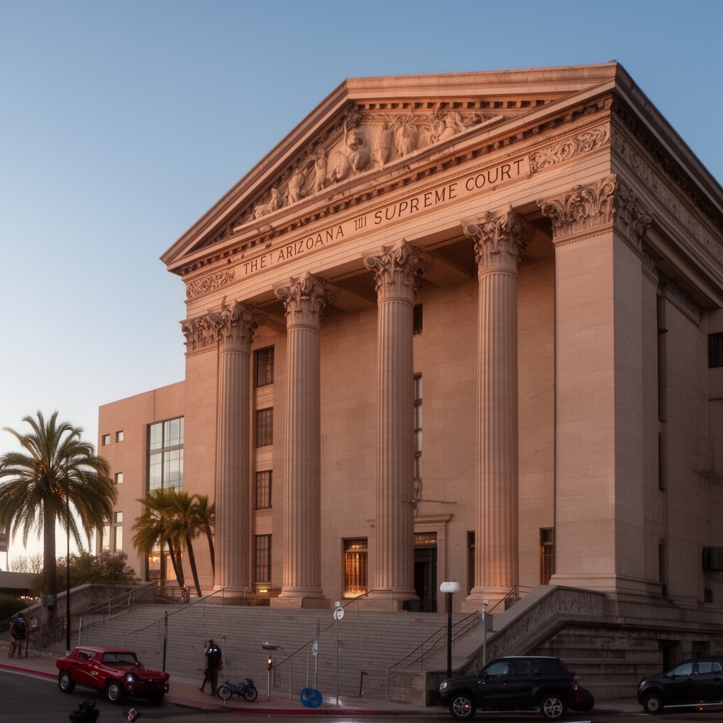 AI-generated illustration of Arizona Supreme Court