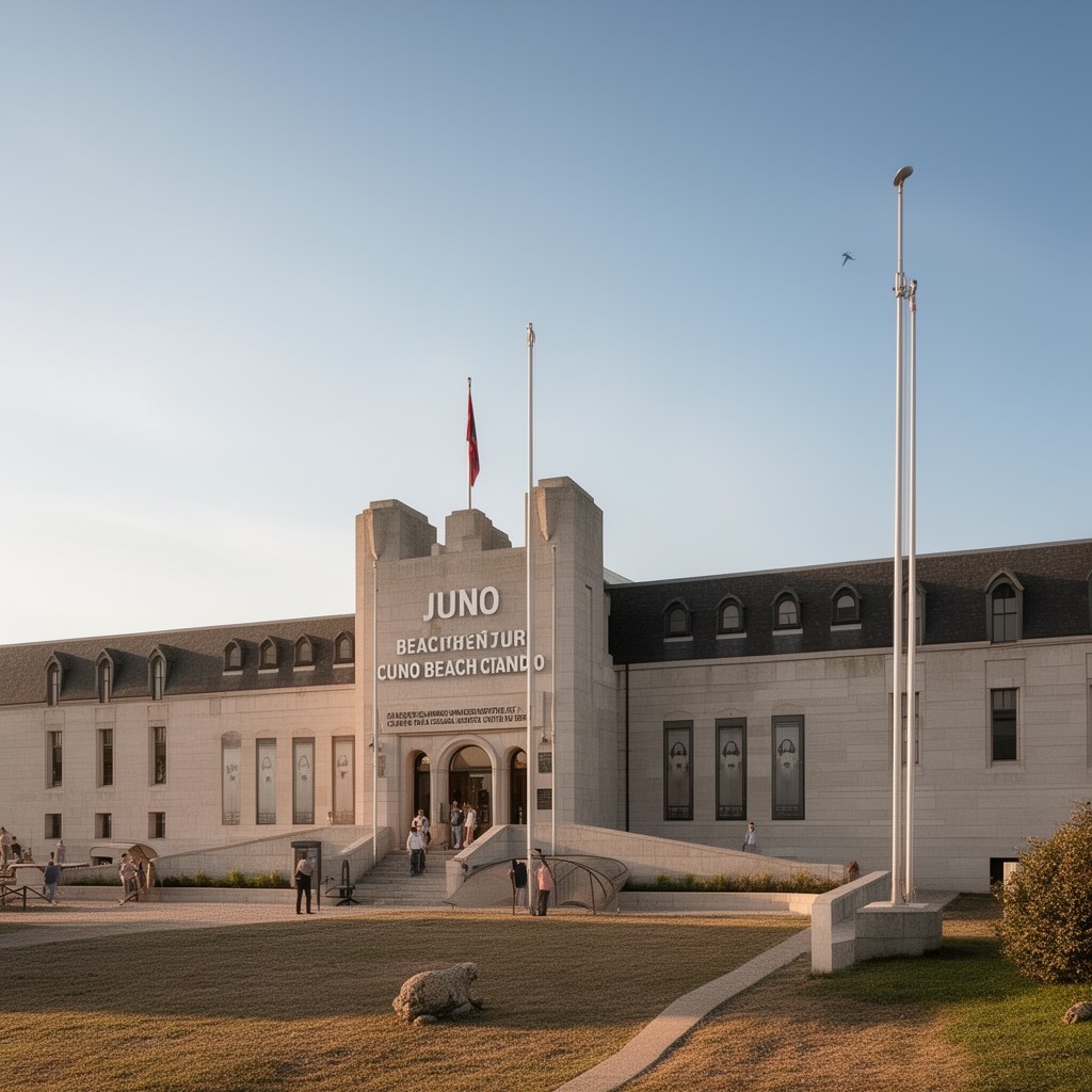 AI-generated illustration of Juno Beach Centre