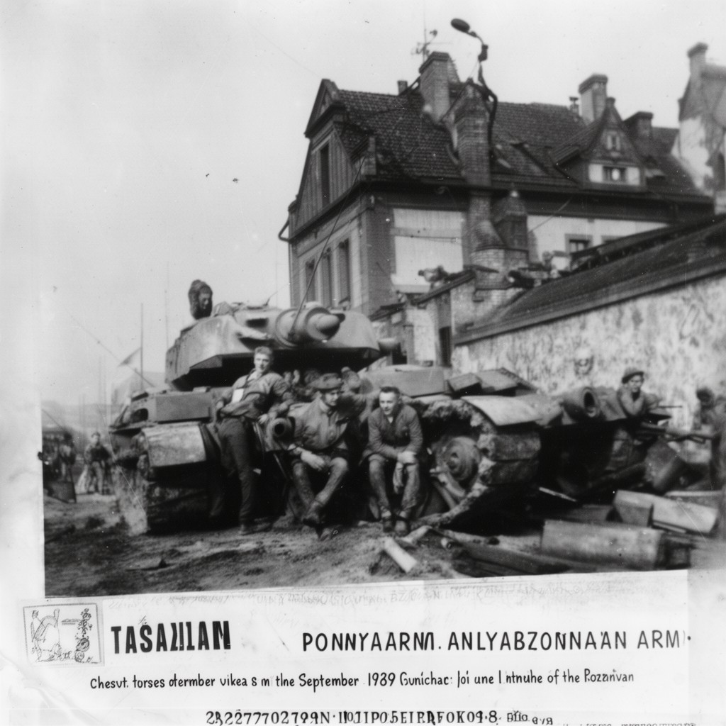 AI-generated illustration of Poznań Army