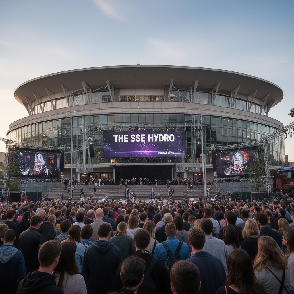 AI-generated illustration of The SSE Hydro