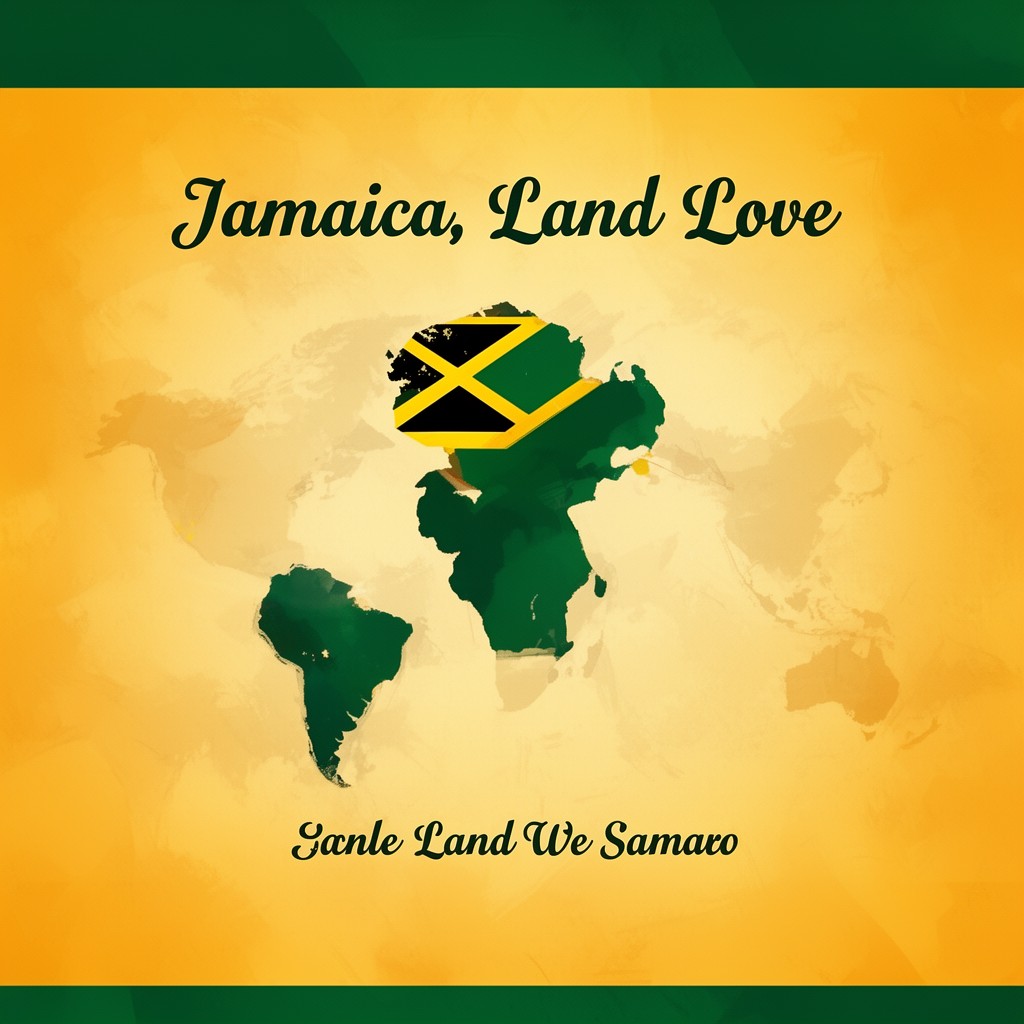 AI-generated illustration of Jamaica, Land We Love