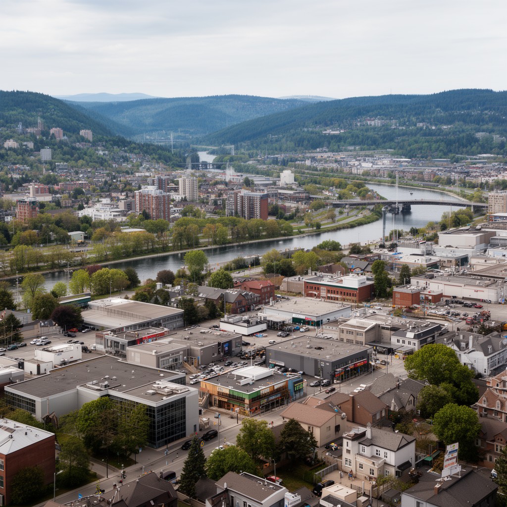 AI-generated illustration of Les Rivières