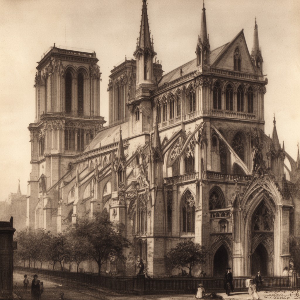 AI-generated illustration of Eugène Viollet-le-Duc