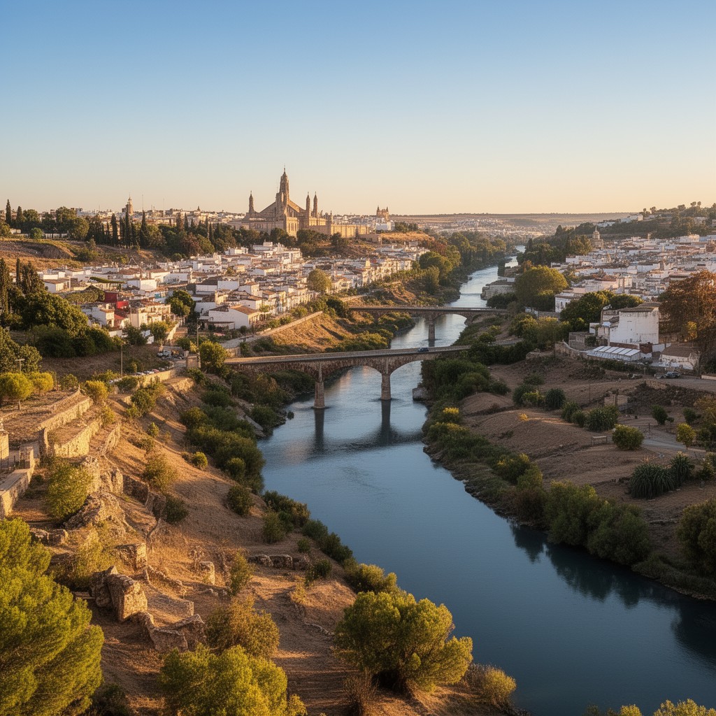 AI-generated illustration of Guadalquivir River
